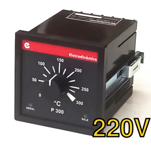 Controlador de temperatura analógico industrial Eletrodinâmica P300 75 - 220Vca