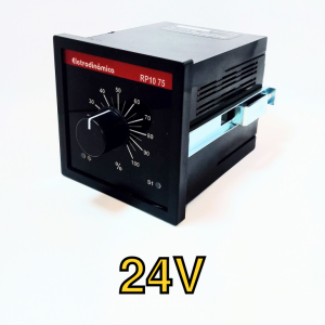 Relé percentual analógico industrial Eletrodinâmica RP10 75 24Vca/Vcc